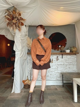 ひなもりさん(レディース・155cm)の秋コーディネート