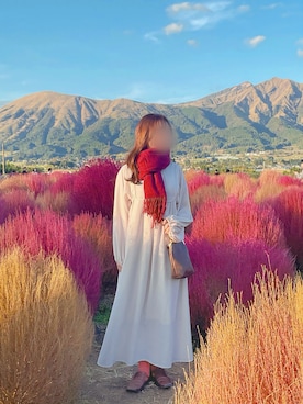 「アイテム（その他シューズ）」を使った、ひなもりさん（レディース・155cm）の秋コーディネート