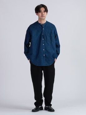「UNIQLO（ユニクロ）のアイテム（カーゴパンツ）」を使った、BRICK＆SONS officialさん（メンズ・176cm）の夏コーディネート