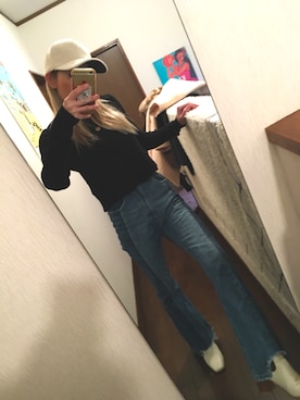 573さん（レディース・157cm）の冬コーディネート