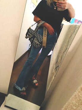 「To the sea（トゥーザシー）のアイテム」を使った、573さん（レディース・157cm）の秋コーディネート