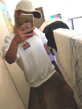 「ANAP（アナップ）のアイテム（レギンス/スパッツ）」を使った、573さん（レディース・157cm）の春コーディネート