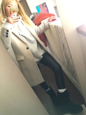 573さん（レディース・157cm）の冬コーディネート