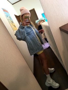 「Cheri（シェリ）のアイテム」を使った、573さん（レディース・157cm）の春コーディネート