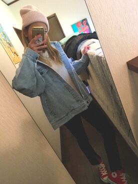 「Cheri（シェリ）のアイテム」を使った、573さん（レディース・157cm）の春コーディネート