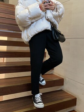 「アイテム（ジャケット/アウター）」を使った、ひとみさん（レディース・153cm・10代）の秋コーディネート