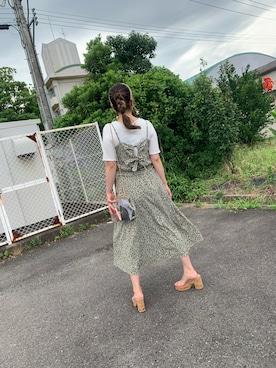 「PRADA（プラダ）のアイテム（財布/小物）」を使った、riiiiinan♡さん（レディース・166cm）の夏コーディネート