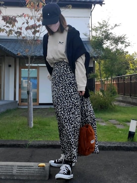 「CONVERSE TOKYO（コンバーストウキョウ）のアイテム（帽子）」を使った、taeさん（レディース・165cm）の秋コーディネート