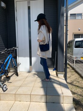 「PRE_（プレ）のアイテム」を使った、そらさん（レディース・164cm）の秋コーディネート