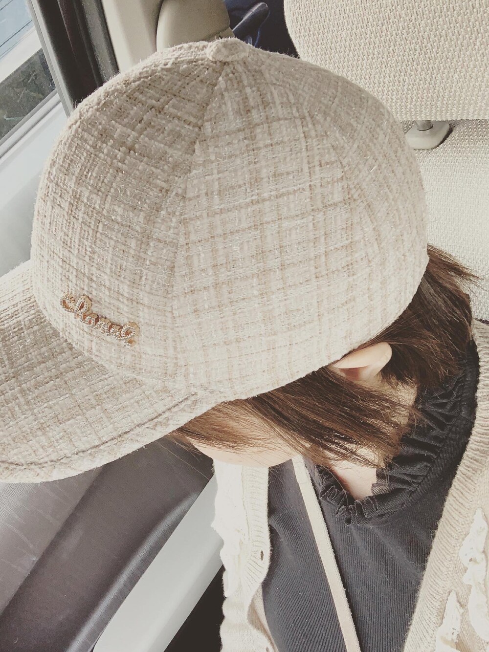 【CHANEL】どんなコーデにも相性◎シャネル CCマークキャップ 合わせやすいバイカラーでどんなコーデも♪】CHANEL キャップ