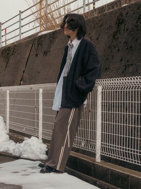 ネクタイを使った ラインパンツ のメンズ人気ファッションコーディネート Wear
