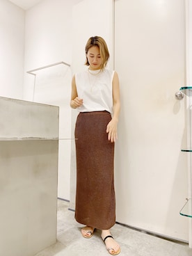 SUZUKI_169cmさん（レディース・169cm）の夏コーディネート