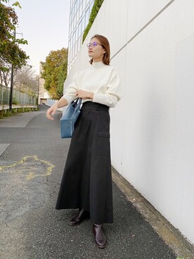 SUZUKI_169cmさん（レディース・169cm）の冬コーディネート