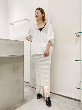 「SHENERY（シーナリー）のアイテム（ブルゾン）」を使った、SUZUKI_169cmさん（レディース・169cm）の春コーディネート