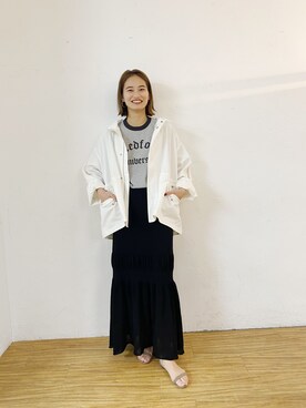 「SHENERY（シーナリー）のアイテム（モッズコート）」を使った、SUZUKI_169cmさん（レディース・169cm）の冬コーディネート