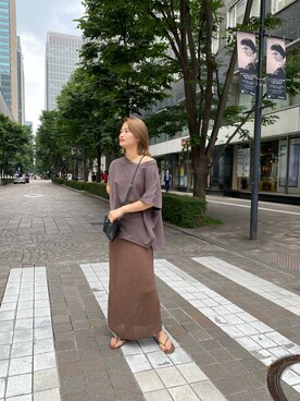 SUZUKI_169cmさん（レディース・169cm）の夏コーディネート