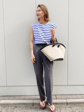 SUZUKI_169cmさん（レディース・169cm）の夏コーディネート