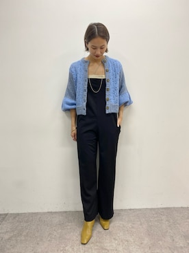 「SHENERY（シーナリー）のアイテム（オールインワン・サロペット）」を使った、SUZUKI_169cmさん（レディース・169cm）の秋コーディネート