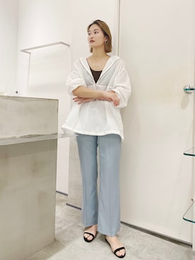 「SHENERY（シーナリー）のアイテム（ブルゾン）」を使った、SUZUKI_169cmさん（レディース・169cm）の春コーディネート