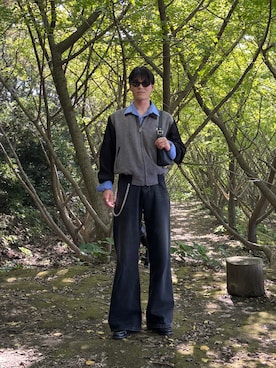 「DIESEL（ディーゼル）のアイテム」を使った、REISHIさん（メンズ・178cm）の秋コーディネート