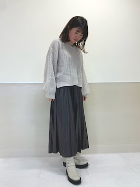 ✨HIMIKO　神戸阪急店✨さん（レディース・154cm）の冬コーディネート