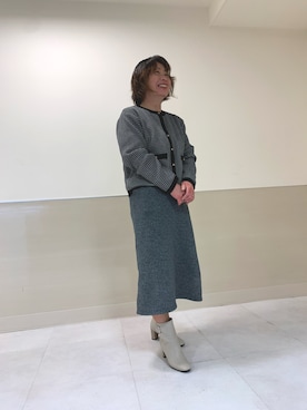 ✨HIMIKO　神戸阪急店✨さん（レディース・154cm）の冬コーディネート