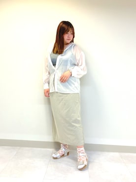 「スポサン」｜✨HIMIKO　神戸阪急店✨さん（レディース・170cm）の夏コーディネート