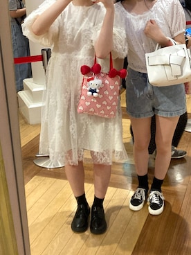 「アイテム（ワンピース/ドレス）」を使った、とまとさん（レディース・154cm）の夏コーディネート