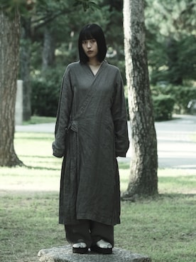 「アイテム（オールインワン・サロペット）」を使った、夏目きぬ。さん（レディース・160cm）の秋コーディネート