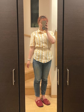 「H&M（エイチ・アンド・エム）のアイテム」を使った、haruwear1204さん（骨格ストレート・レディース・167cm）の春コーディネート
