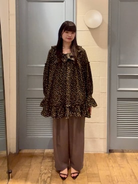 「アイテム（チョーカー）」を使った、アヤカさん（レディース・164cm・20代）の夏コーディネート