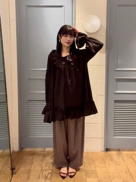 「アイテム（チョーカー）」を使った、アヤカさん（レディース・164cm・20代）の夏コーディネート