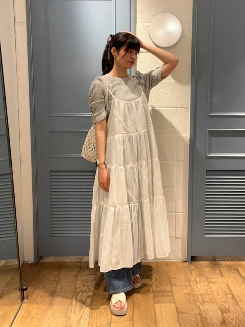 LOWRYS FARM｜コットンボイルキャミワンピース | Rakuten