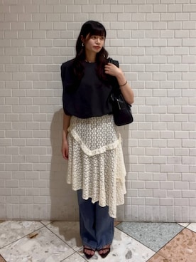 「アイテム（パンツ）」を使った、アヤカさん（レディース・164cm・20代）の夏コーディネート