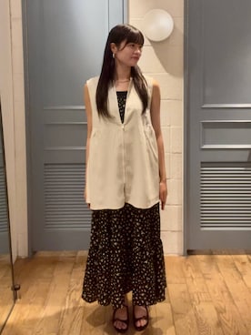 「アイテム（チョーカー）」を使った、アヤカさん（レディース・164cm・20代）の秋コーディネート