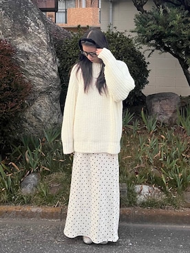 「LOWRYS FARM（ローリーズファーム）のアイテム（スニーカー）」を使った、アヤカさん（レディース・164cm）の秋コーディネート