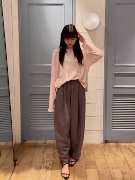 「アイテム（パンツ）」を使った、アヤカさん（レディース・164cm・20代）の夏コーディネート