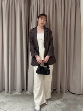 「mystic（ミスティック）のアイテム」を使った、amiiiogwさん（レディース・156cm）の春コーディネート