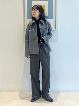 「B:MING by BEAMS（ビーミングバイビームス）のアイテム（ジャケット/アウター）」を使った、SUZUさん（レディース・165cm）の秋コーディネート