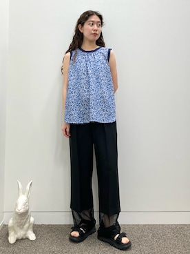 「SHAKA（シャカ）のアイテム」を使った、SUZUさん（レディース・165cm）の夏コーディネート