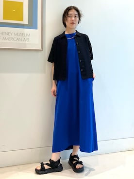 「SHAKA（シャカ）のアイテム」を使った、SUZUさん（レディース・165cm）の夏コーディネート