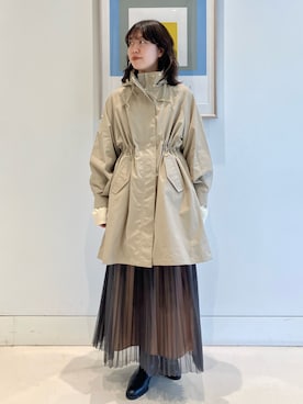 「アイテム（マウンテンパーカー）」を使った、SUZUさん（レディース・165cm）の秋コーディネート