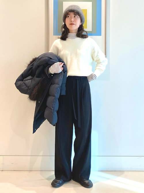 美品 B:MING ビーミング byビームス 河田フェザー ロング ダウンコート B:MING by BEAMS（ビーミングバイビームス）の「B:MING by BEAMS