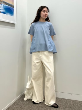 「REMME（レメ）のアイテム」を使った、SUZUさん（レディース・165cm）の夏コーディネート