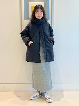 「アイテム（その他アウター）」を使った、SUZUさん（レディース・165cm）の秋コーディネート