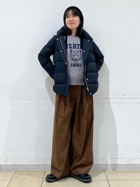 「HIGHLAND 2000（ハイランドトゥーサウザンド）のアイテム」を使った、SUZUさん（レディース・165cm）の秋コーディネート