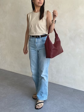 「UNIQLO（ユニクロ）のアイテム」を使った、kojiさん（骨格ナチュラル・レディース・154cm）の夏コーディネート