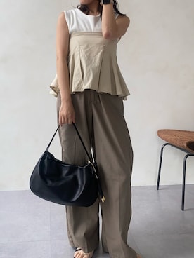 「骨格ナチュラル」｜kojiさん（レディース・154cm）の夏コーディネート