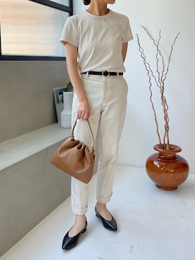 「骨格ナチュラル」｜kojiさん（レディース・154cm）の夏コーディネート