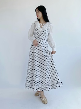 「Charles Chaton（シャルルシャトン）のアイテム（ワンピース/ドレス）」を使った、aika327さん（レディース・156cm）の秋コーディネート